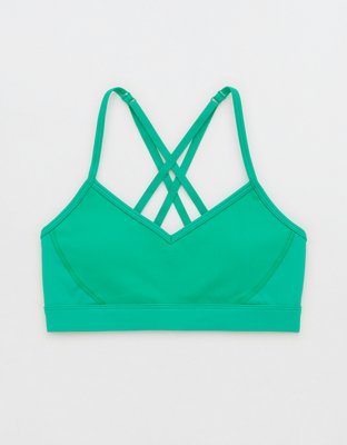 OFFLINE By Aerie Goals Rib Strappy Back Sports Bra