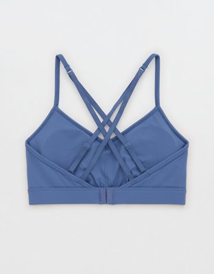 OFFLINE By Aerie Goals Rib Strappy Back Sports Bra