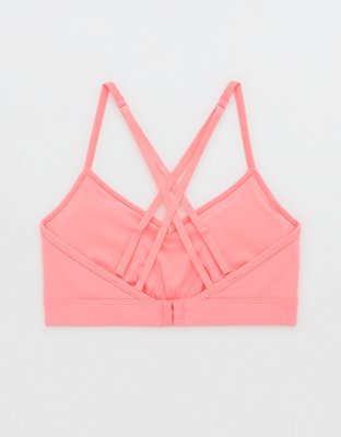 Спортивное бра OFFLINE By Goals, на завязках, в рубчик — Aerie — фото 5