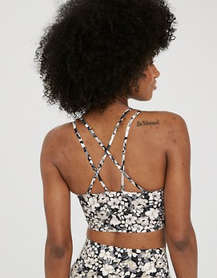 OFFLINE By Aerie Real Me XTRA Hold Up! Strappy Sports Bra