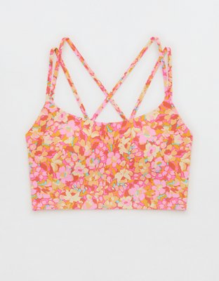 OFFLINE By Aerie Real Me Hold Up! Strappy Sports Bra
