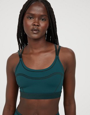 American Eagle By Aerie Seamless High Neck Sports Bra - 2696_1420_073