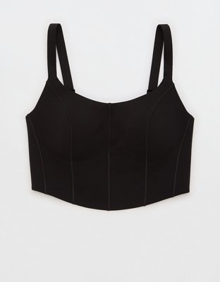 OFFLINE By Aerie Real Me Hold Up Corset Sports Bra