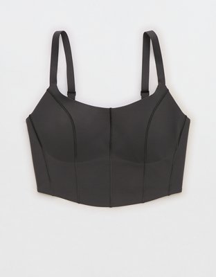 Padded corset sports bra [3M / Black] – lappthebrand