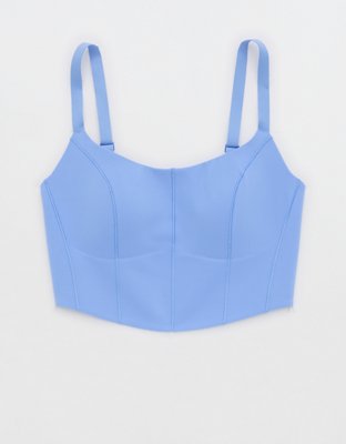 Corset sports bra in blue - Live The Process