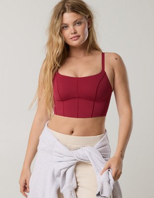 OFFLINE By Aerie Real Me Hold Up! Corset Sports Bra