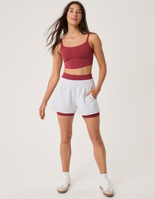 OFFLINE By Aerie Real Me Hold Up! Corset Sports Bra