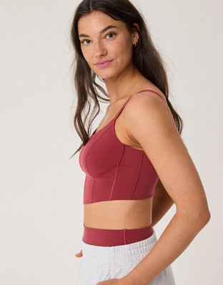 OFFLINE By Aerie Real Me Hold Up! Corset Sports Bra