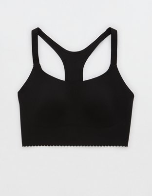OFFLINE By Aerie Real Me Hold Up. Bra Deportivo Festoneado