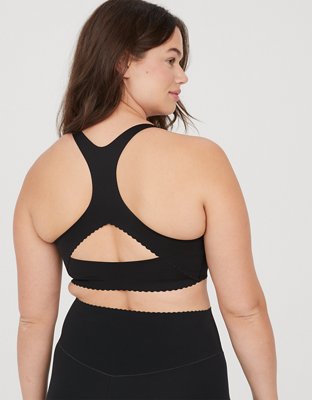 OFFLINE By Aerie Real Me Hold Up. Bra Deportivo Festoneado