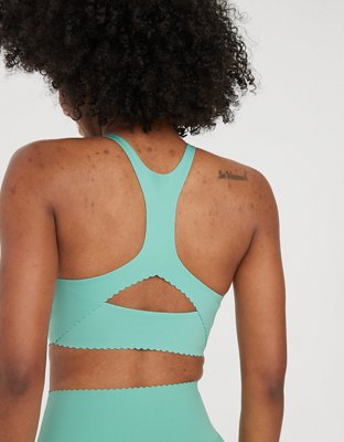 OFFLINE By Aerie Real Me Hold Up! Scallop Sports Bra