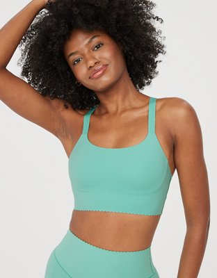 OFFLINE By Aerie Real Me Hold Up! Scallop Sports Bra
