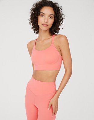 OFFLINE By Aerie Real Me Hold Up! Scallop Sports Bra