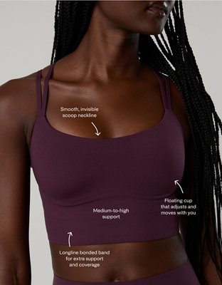 OFFLINE By Aerie Real Me XTRA Hold Up! Strappy Sports Bra
