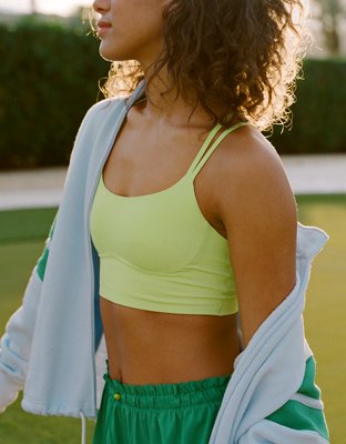 OFFLINE By Aerie Real Me XTRA Hold Up! Strappy Sports Bra