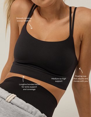 OFFLINE By Aerie Real Me XTRA Hold Up! Strappy Sports Bra