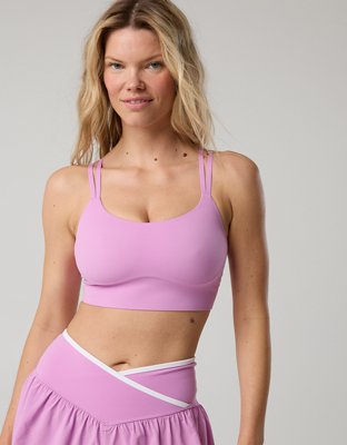 OFFLINE By Aerie Real Me XTRA Hold Up! Strappy Sports Bra