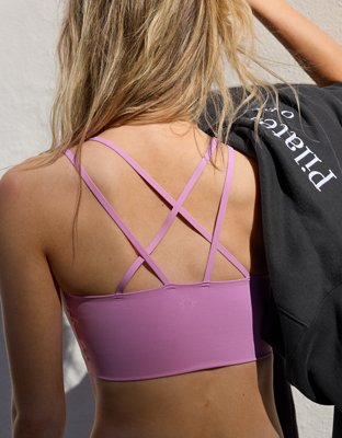 OFFLINE By Aerie Real Me XTRA Hold Up! Strappy Sports Bra