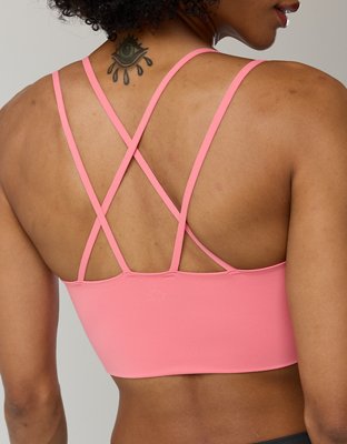 OFFLINE By Aerie Real Me Hold Up! Strappy Sports Bra