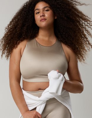 OFFLINE By Aerie Goals Gloss High Neck Sports Bra