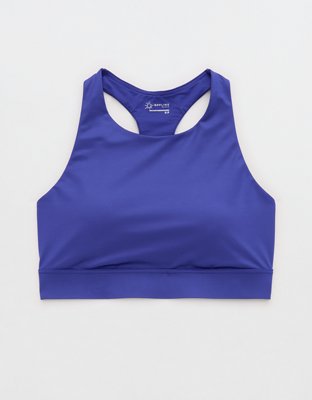 OFFLINE By Aerie Goals Gloss High Neck Sports Bra