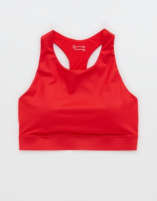OFFLINE By Aerie Goals Gloss High Neck Sports Bra