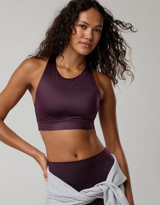 OFFLINE By Aerie Goals Gloss High Neck Sports Bra