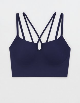 OFFLINE By Aerie Real Me Hold Up! Keyhole Sports Bra