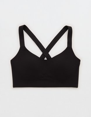 OFFLINE By Aerie Real Me XTRA Hold Up! Push Up Sports Bra Women's True Black S