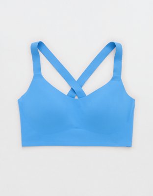 OFFLINE By Aerie Real Me XTRA Hold Up! Push Up Sports Bra Women's Tidal Blue XL