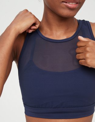 high neck halter sports bra