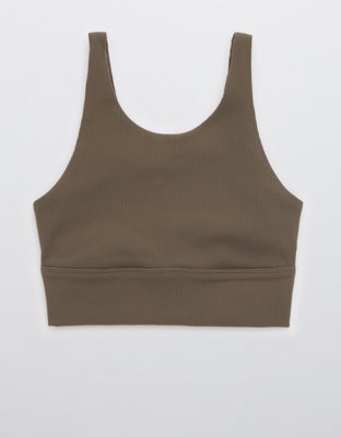 OFFLINE By Aerie Ribbed Longline Sports Bra