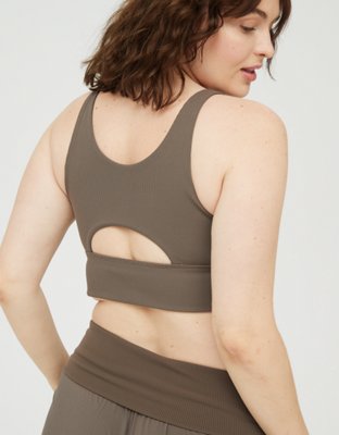 OFFLINE By Aerie Ribbed Longline Sports Bra