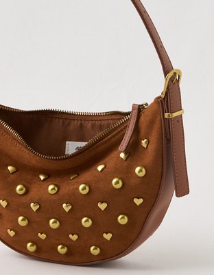 Aerie Mini Suede Sling Bag