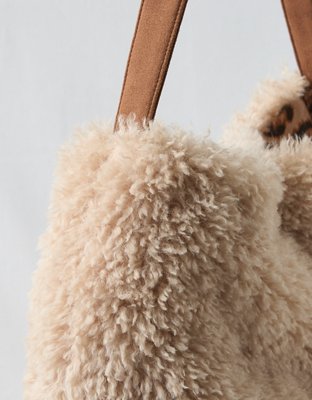 Aerie Fuzzy Fur Tote Bag