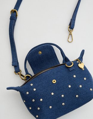 Aerie Mini Denim Pouchette