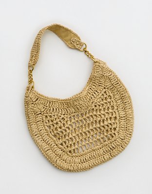 Aerie Straw Shoulder Bag