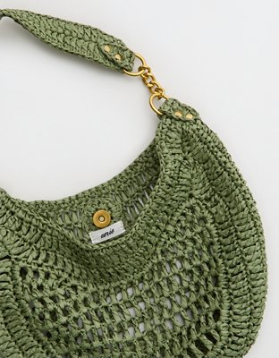 Aerie Straw Shoulder Bag