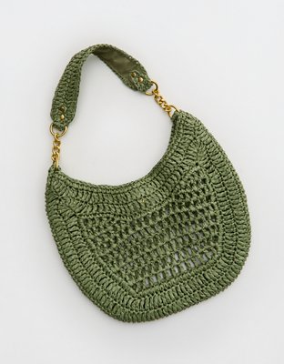 Aerie Straw Shoulder Bag from American Eagle - $44.95