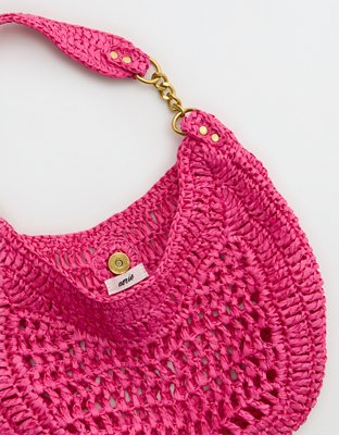 Aerie Straw Shoulder Bag