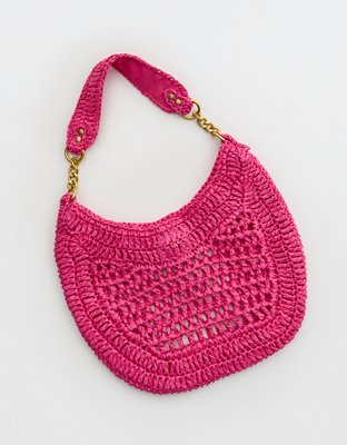 Aerie Straw Shoulder Bag