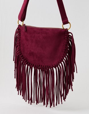 Aerie Fringe Boho Bag