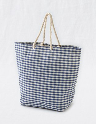Aerie Woven Plastic Tote Bag