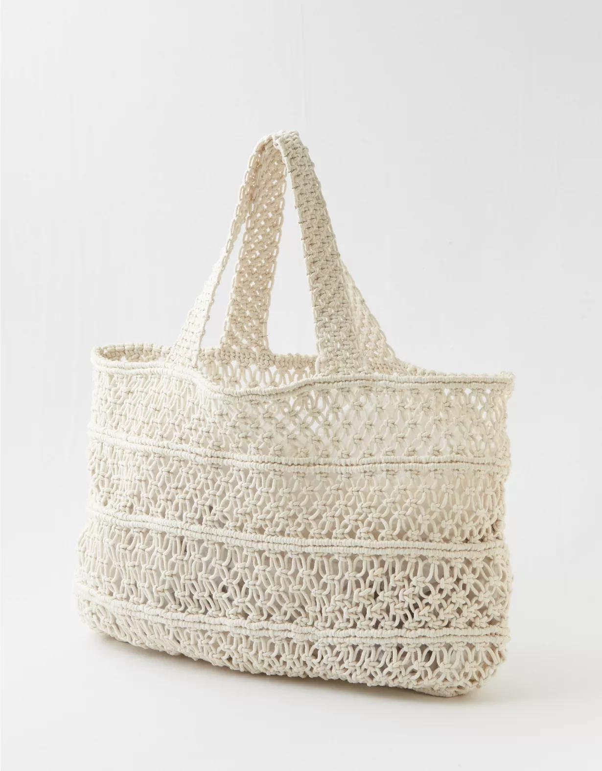Aerie Jumbo Crochet Tote Bag