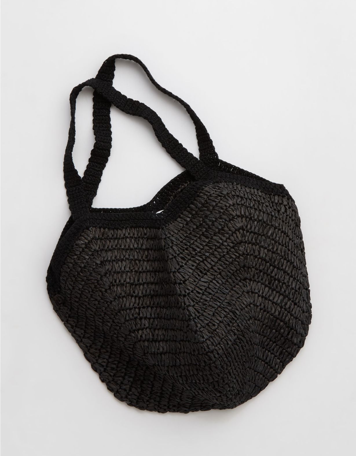 Aerie Crochet Metallic Tote Bag
