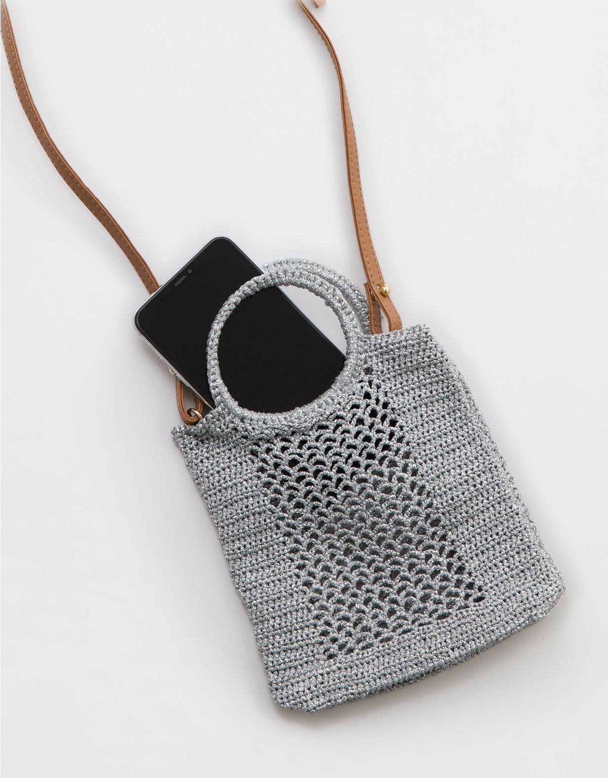 Aerie Mini Crochet Phone Bag