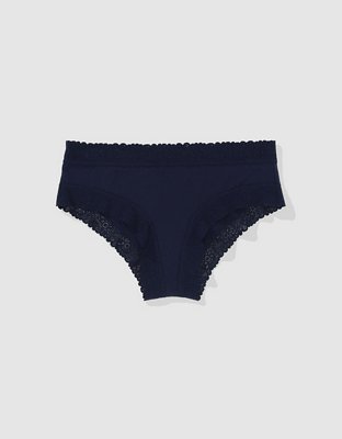 Aerie Women's Sunnie Blossom Lace Cheeky Underwear, Cheekies