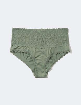 Aerie Sunnie Wide Lace Cheeky Underwear