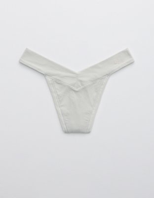 Aerie Real Me High Cut Thong Underwear