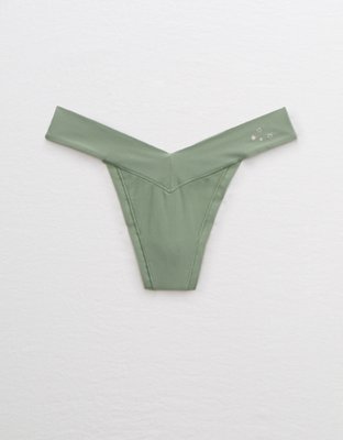 Aerie Real Me High Cut Thong Underwear